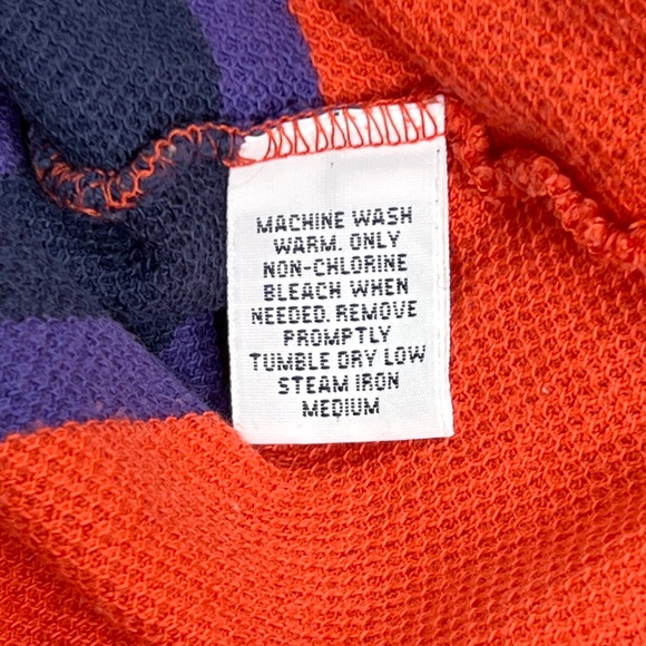 Polo Ralph Lauren Rugby Shirt Mens Long Sleeve Size Medium Golden Pony - Picture 5 of 9